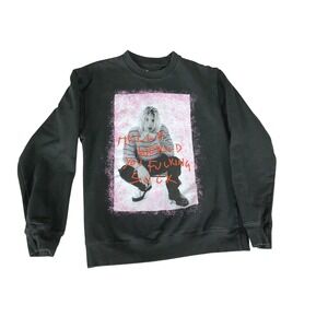 Machine Gun Kelly MGK Tickets My Downfall Tour 2021 Crewneck Sweatshirt Black M